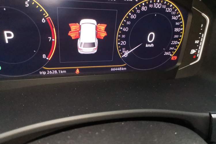 Used Volkswagen Teramont 2020 Revised Version 380TSI Four-Wheel Drive Comfort Edition Odometer Close Up