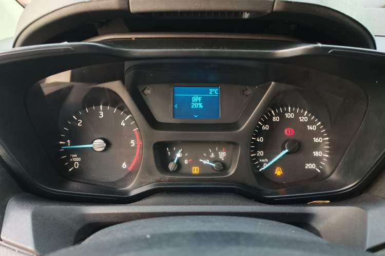 Used Ford Transit 2020 2.0T Diesel Multi-Function Commercial Vehicle Mid-Axle Low-Roof Lift-Up Tailgate China VI Standard