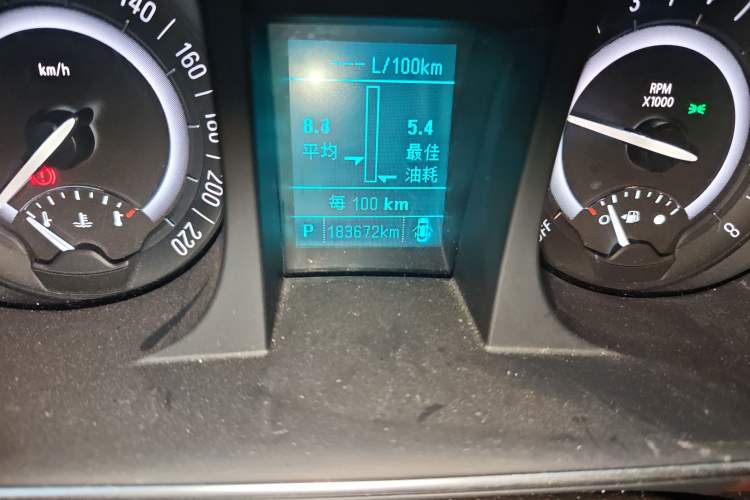 Used Buick GL8 2018 28T Luxury Model China VI Standard Odometer Close Up