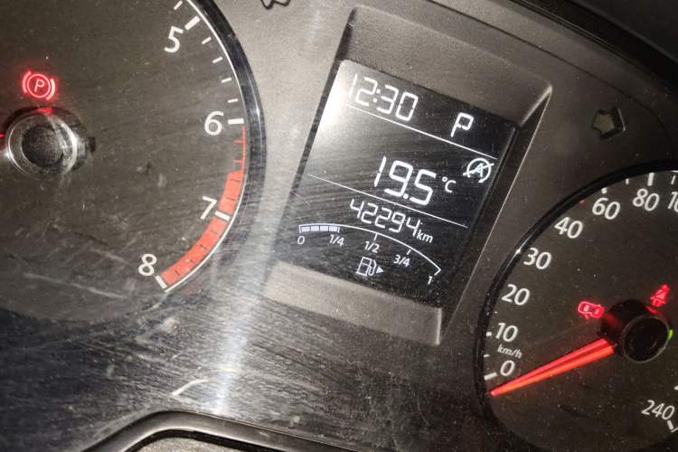 Used Volkswagen Polo 2018 1.5L Automatic Advanced Driving Model Odometer Close Up