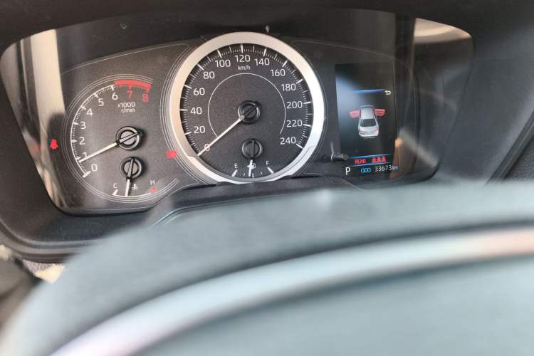 Used Toyota Levin 2022 185T CVT Luxury Edition Odometer Close Up