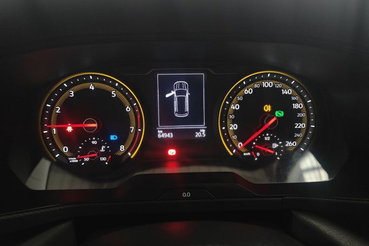 Used Volkswagen Tharu 2020 280TSI Two-Wheel Drive Trend Edition China VI Standard Instrument Cluster