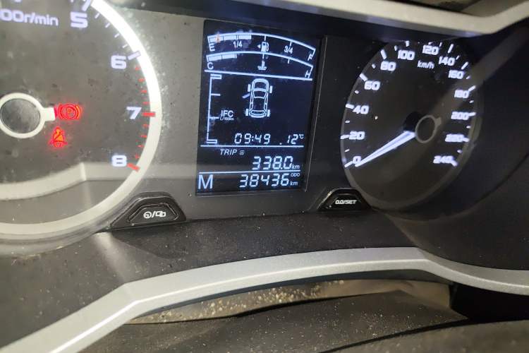 Used Geely Auto Emgrand GS 2016 Elegant Edition 1.8L Manual LingShang Model Odometer Close Up