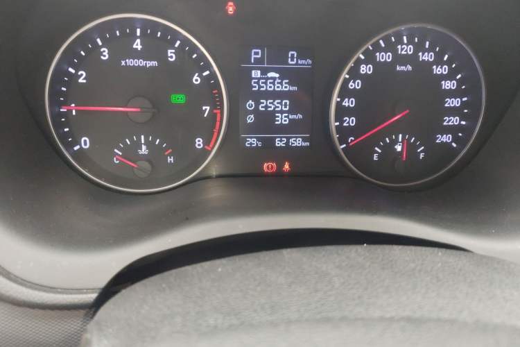 Used Hyundai Celesta 2018 1.6L Automatic GL Enjoyment Version China V Standard Odometer Close Up