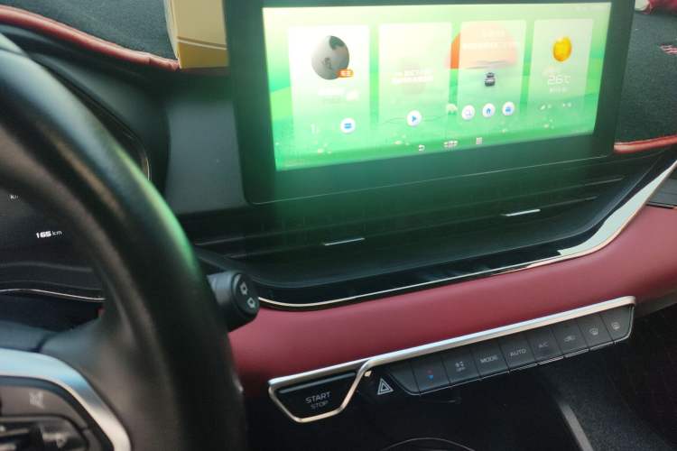 Used Geely Auto Emgrand S 2021 1.4T CVT Luxury Version Audio And AC Panel