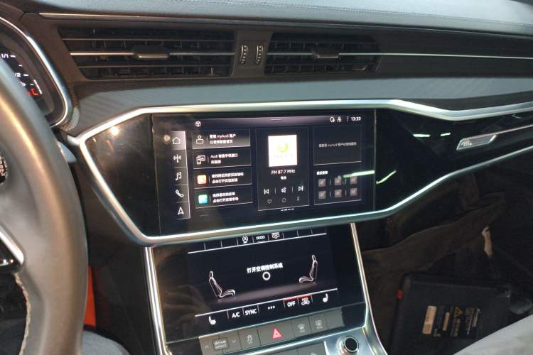 Used Audi A6L 2022 45 TFSI Prestige Dynamic Edition Audio And AC Panel