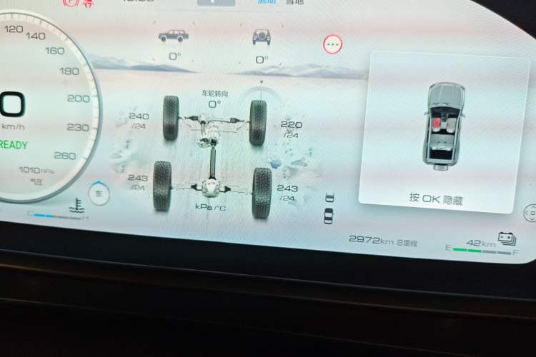 Used Tank 700 New Energy 2024 Hi4-T Extreme Edition Instrument Cluster