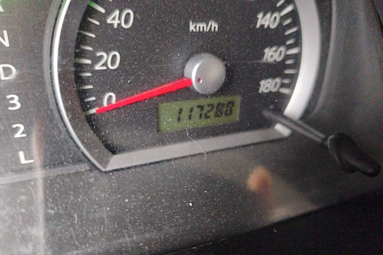 Used Suzuki Jimny 2012 1.3 AT JLX Navigation Edition Odometer Close Up