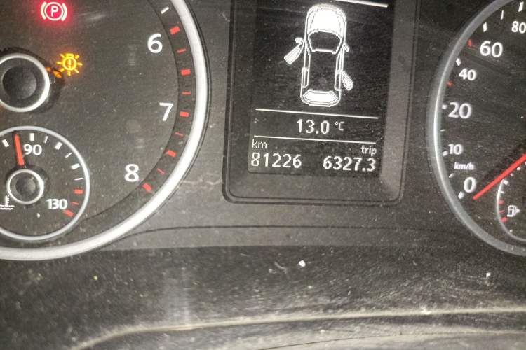 Used Volkswagen Tiguan 2016 280TSI Automatic Two-Wheel-Drive Silk Road Style Edition Odometer Close Up