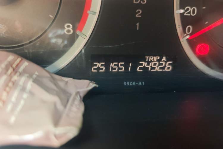Used Honda Accord 2008 2.4L EXL Navi Odometer Close Up