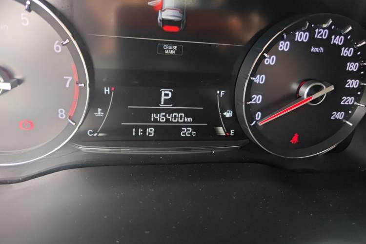 Used Honda Avancier 2017 240TURBO Two-Wheel Drive Comfort Version Odometer Close Up