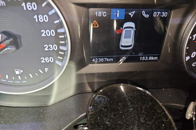 Used Brilliance V6 2018 1.5T Automatic Prestige Model Odometer Close Up