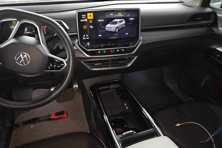 Used Volkswagen ID.6 X 2023 Pure Long-Range Version Audio And AC Panel