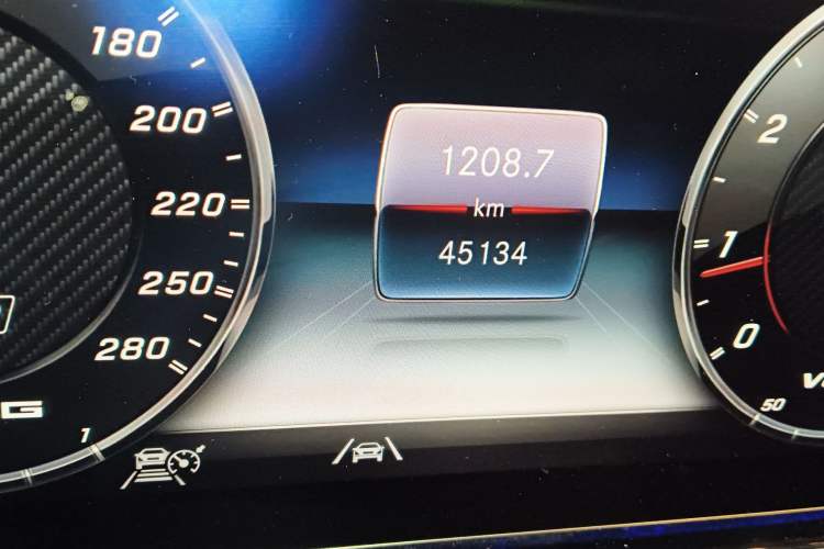 Used Mercedes-Benz G-Class AMG 2021 AMG G 63 Odometer Close Up