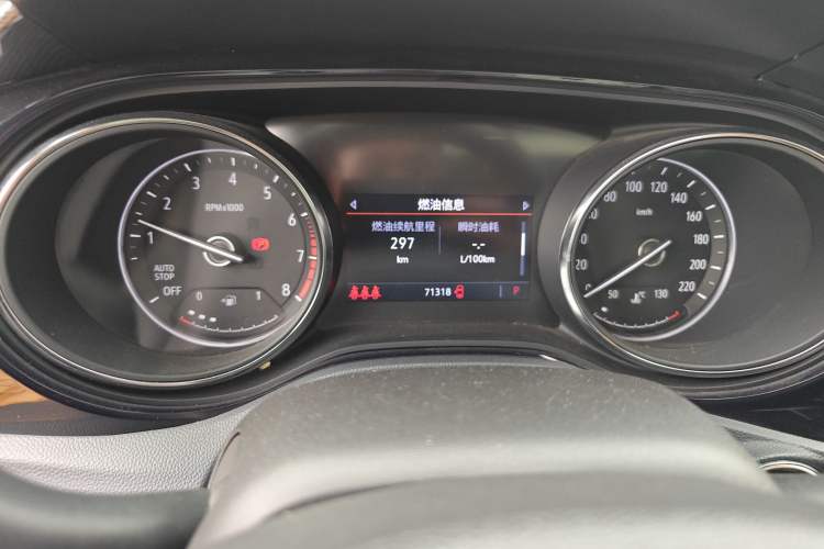 Used Buick Encore GX 2020 20T CVT Two-Wheel Drive Luxury Version Odometer Close Up