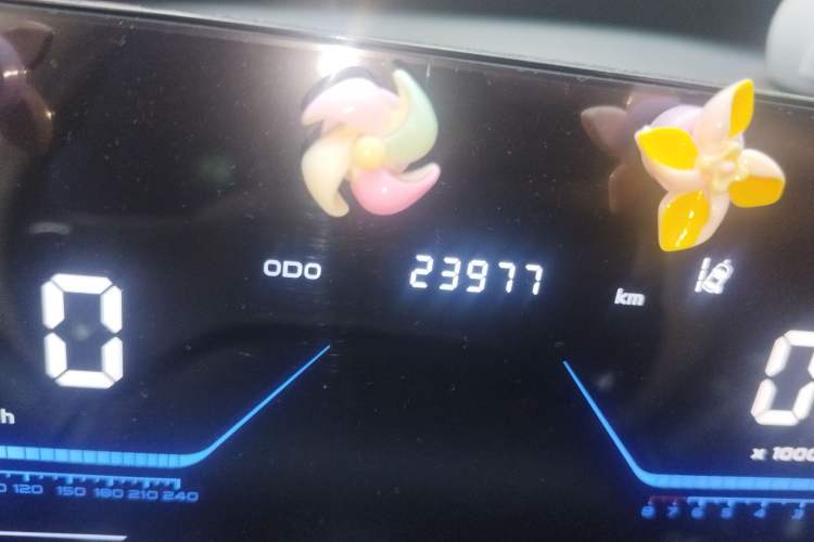 Used CHANGAN OSHAN Z6 2023 Blue Whale 1.5T DCT Smart Luxury Model Odometer Close Up