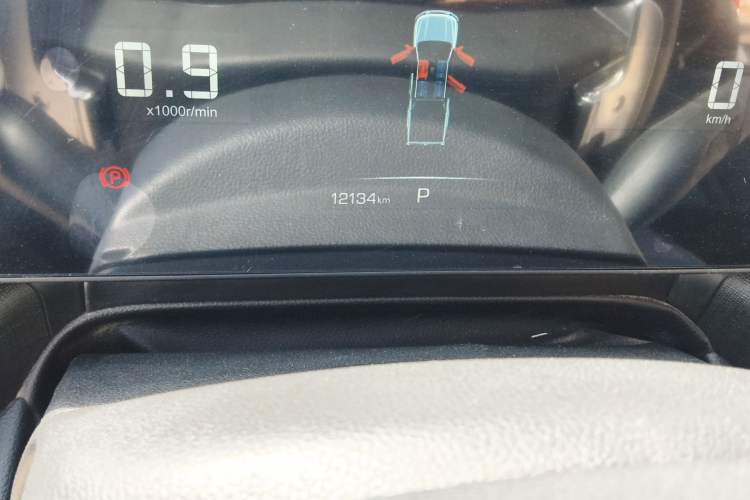 Used Great Wall King Kong Poer 2024 2.0T Automatic 8AT Diesel Two-Wheel-Drive Elite Flatbed Odometer Close Up