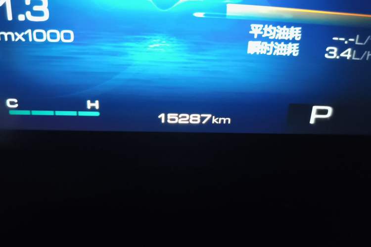 Used Tank 300 2024 2.0T Conqueror Odometer Close Up