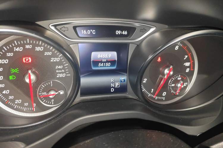 Used Mercedes-Benz CLA 2017 CLA 180 Odometer Close Up