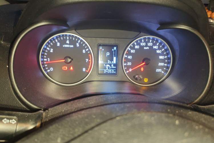 Used Kia Pegas 2020 1.4L Automatic Comfort Version with Sunroof Instrument Cluster