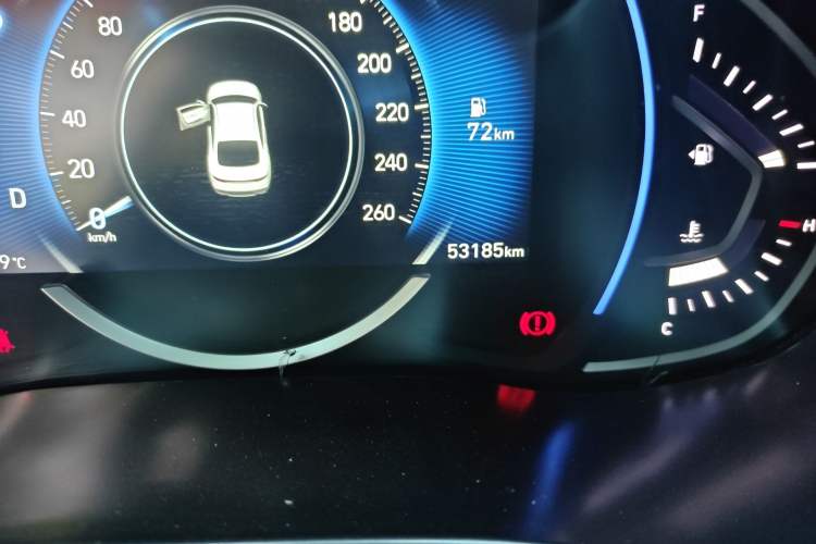 Used Hyundai Lafesta 2019 280TGDi Smart Speed Version China V Standard Odometer Close Up