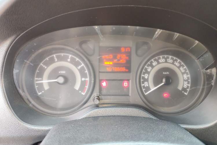 Used Peugeot 301 2016 1.6L Manual Comfort Edition Odometer Close Up