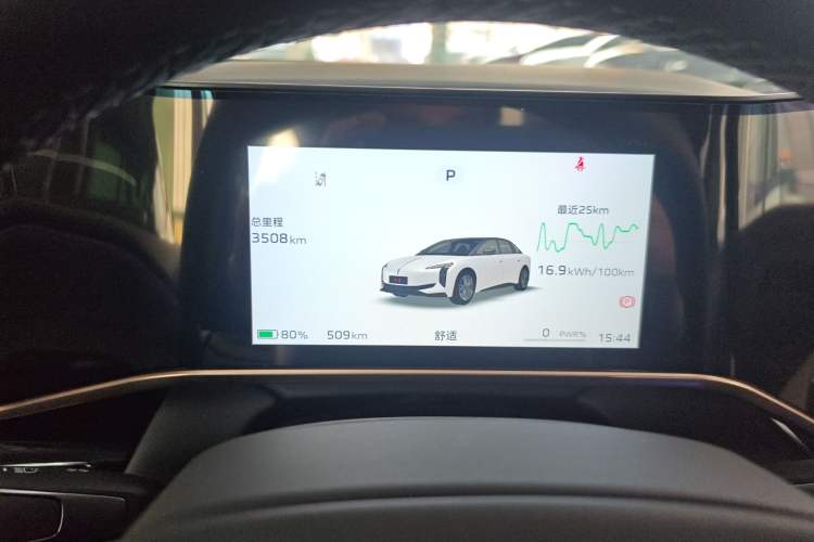 Used Hongqi EH7 2025 640 All-Wheel Drive Smart Selection Edition Instrument Cluster