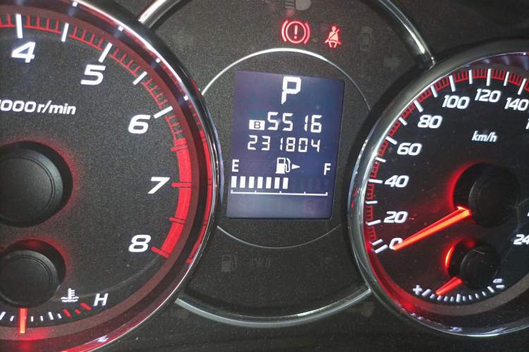 Used Subaru Forester 2011 2.5XS Automatic Luxury Edition Odometer Close Up