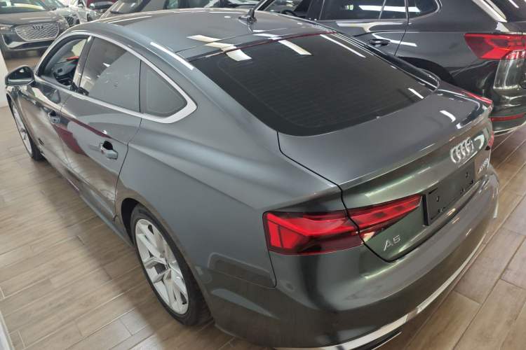 Used Audi A5 2024 Sportback 40 TFSI Fashionable and Dynamic Model Rear Left 45 Deg