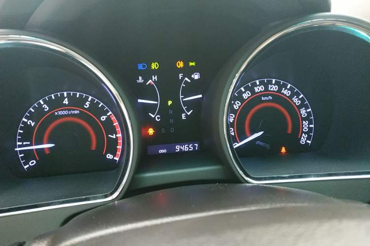 Used Toyota Highlander 2012 2.7L Two-Wheel Drive 7-Seater Elite Edition Instrument Cluster