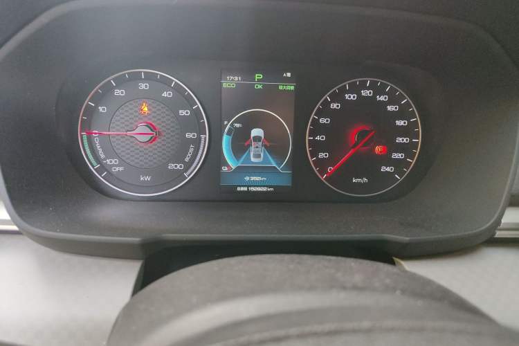 Used BYD Qin New Energy 2021 Lingchang Edition Odometer Close Up