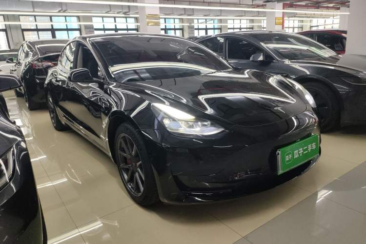 Used Tesla Model 3 2021 Standard Range Rear-Wheel Drive Upgraded Version 3D6 Front Right 45 Deg