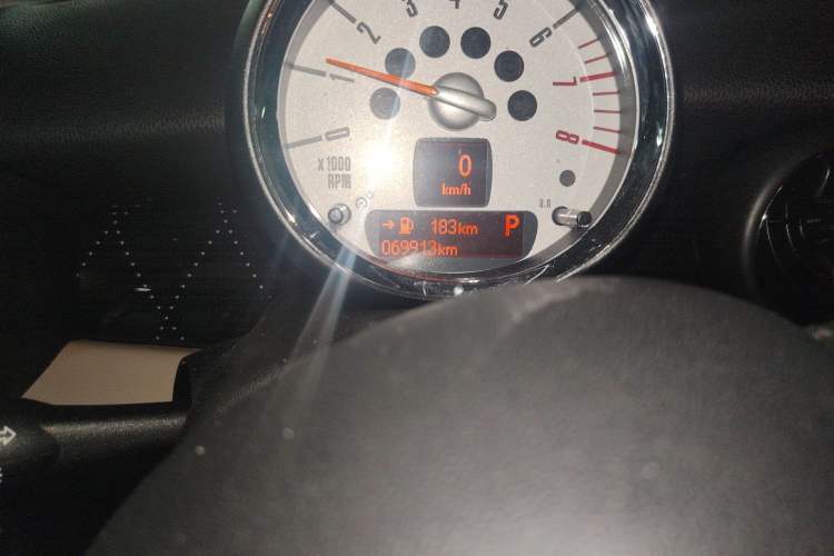 Used MINI 2012 1.6L COOPER Baker Street Odometer Close Up