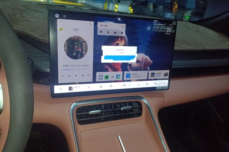 Used Geely Galaxy L6 2025 EM-i 60km Exploration Edition Audio And AC Panel