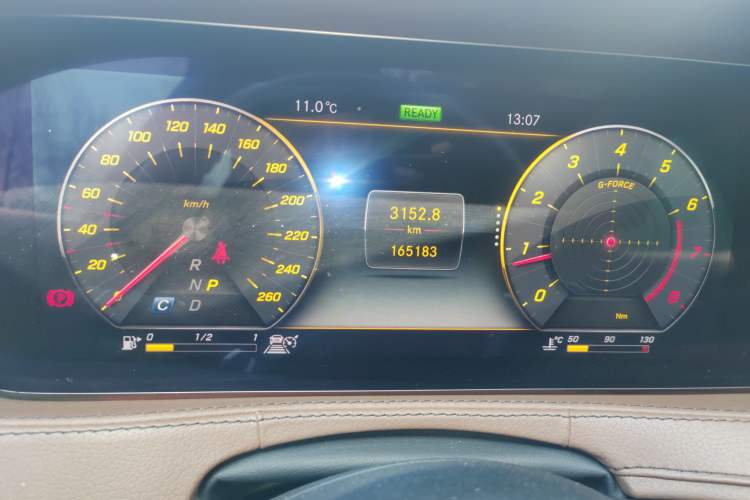 Used Mercedes-Benz S-Class 2019 S 320 L Odometer Close Up