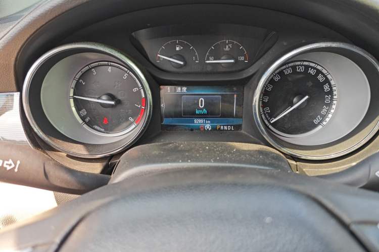 Used Buick Verano 2015 Sedan 15S Automatic Leading Model Odometer Close Up