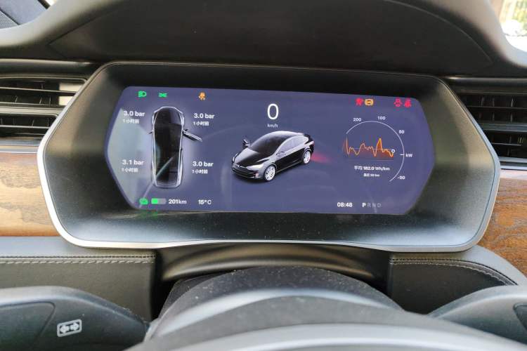 Used Tesla Model X 2016 X 75D Instrument Cluster