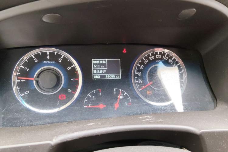 Used Geely Auto GC7 2013 1.5L Manual Luxury Model Odometer Close Up