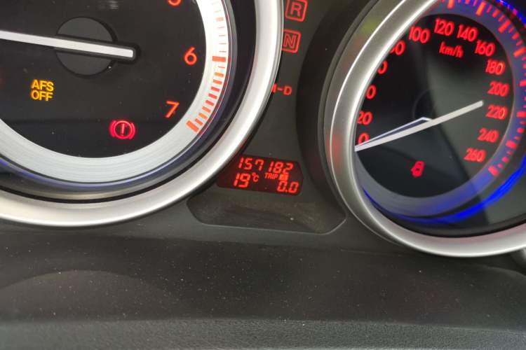 Used Mazda 6 2009 2.5L Automatic Supreme Edition Odometer Close Up