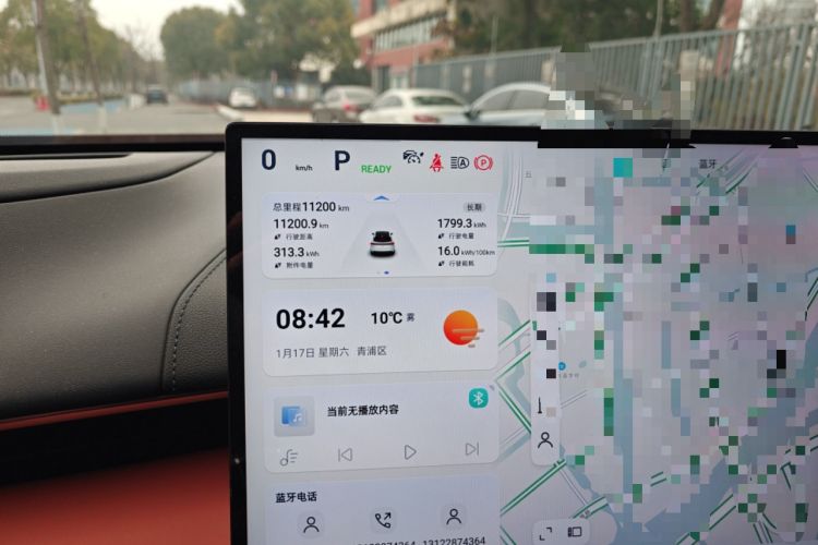 Used Deepal S07 2024 520Max Pure Electric Version Odometer Close Up