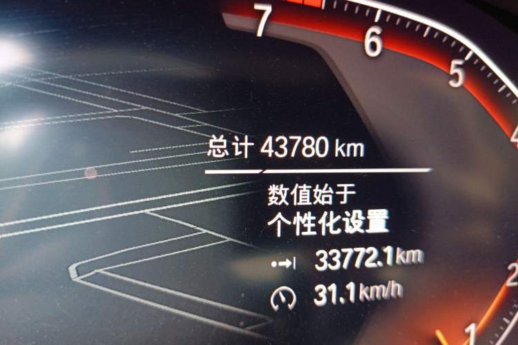 Used BMW 3 Series 2022 325i M Sport Night Edition Package Odometer Close Up