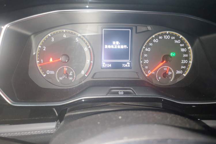 Used Volkswagen Sagitar 2020 280TSI DSG Comfort Version China VI Standard Odometer Close Up