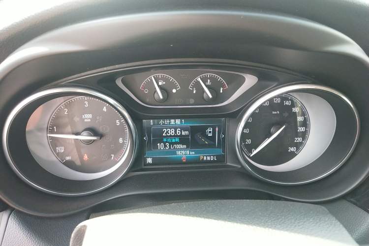 Used Buick Envision 2017 28T Four-Wheel Drive Elite Model Instrument Cluster