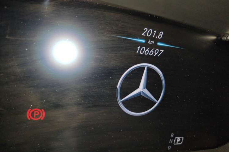 Used Mercedes-Benz C-Class 2021 C 260 Star Edition Odometer Close Up