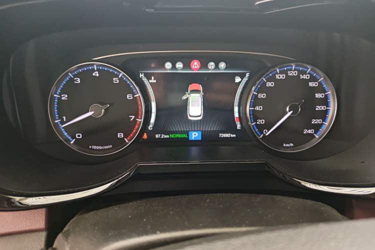 Used GAC Trumpchi GS8 2017 320T Two-Wheel Drive Luxury Smart Connectivity Version (7 Seats) Odometer Close Up