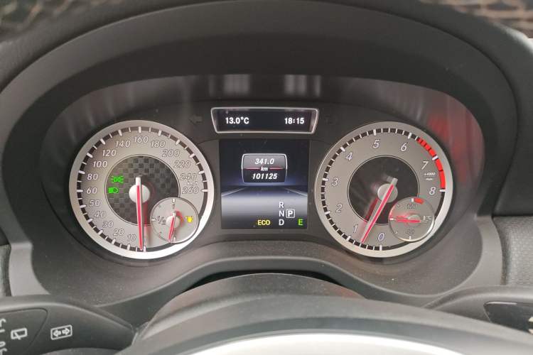 Used Mercedes-Benz A-Class 2013 A 200 Urban Edition Odometer Close Up