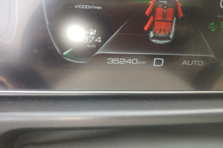 Used ORA Good Cat 2021 400km Standard Range Athena Edition Lithium-Ion Battery Odometer Close Up