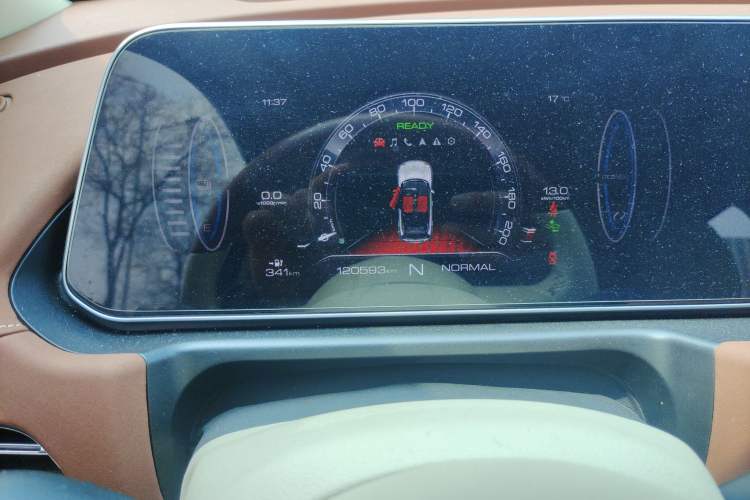 Used ORA Good Cat 2021 400km Standard Range Venus Edition Lithium Iron Phosphate Odometer Close Up