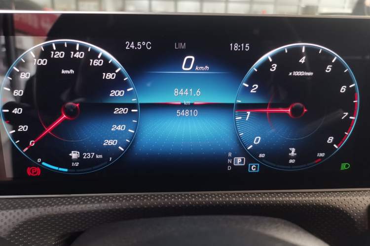 Used Mercedes-Benz A-Class 2020 Restyled A 200 L Sport Sedan Fashion Version Odometer Close Up
