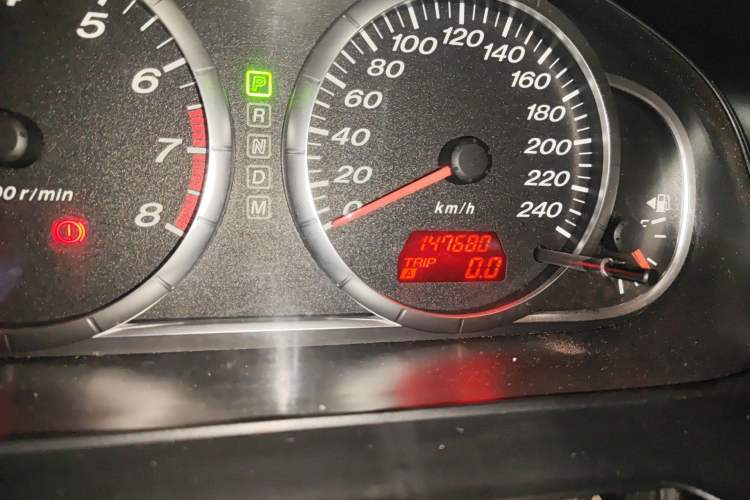 Used Mazda 6 2012 2.0L Automatic Fashion Edition Odometer Close Up